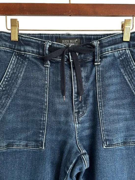 Judy Blue Women's Denim Joggers Size 7/28 - Picture 6 of 11